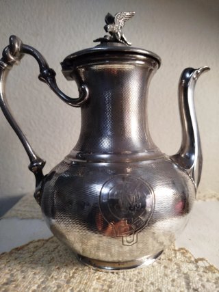 Tetera Antigua Plateada