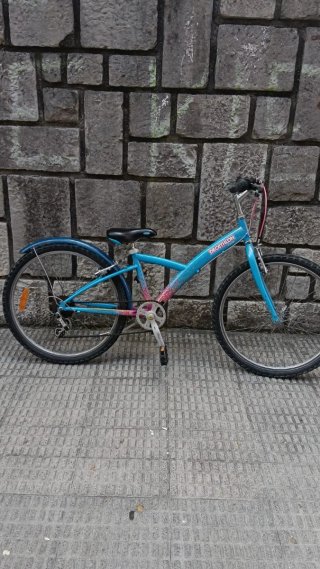 Bicicleta Decathlon Azul