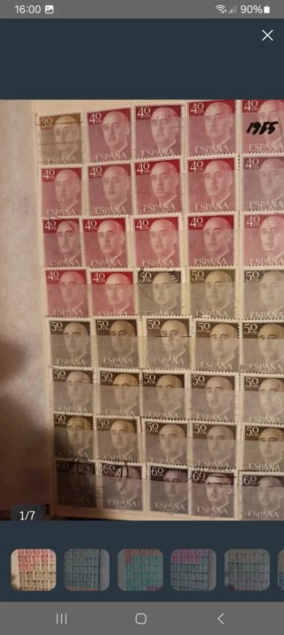 259 Sellos Franco (1955-1975)