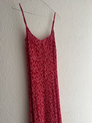 Vestido de verano largo de tirantes
