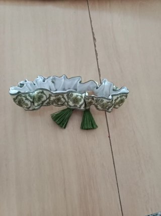 Lligacames con detalles en verde
