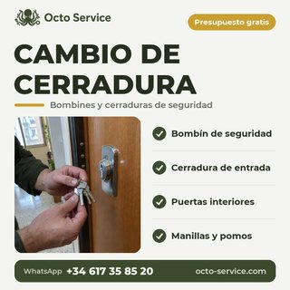 Cambio de cerradura y bombín | Valencia