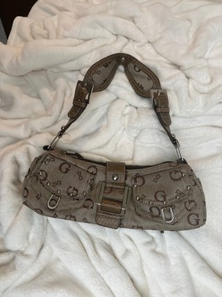 Bolso vintage de hombro Marrón