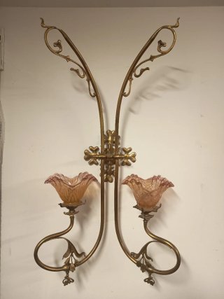 Aplique Modernista de Pared con tulipas originales