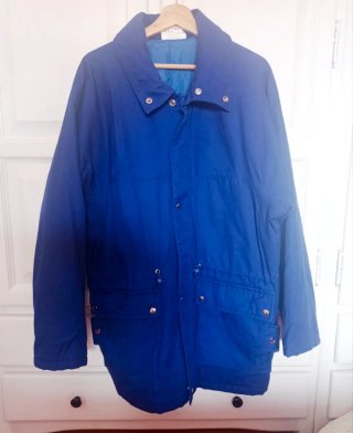 Chaquetón azul de hombre