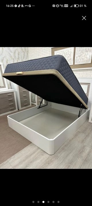 Pack Cama Matrimonio con Colchón de Muelles