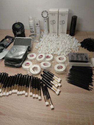 Lote de accesorios para extensiones de pestañas