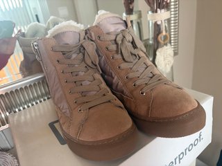 Botas de Nieve Impermeables Marrones