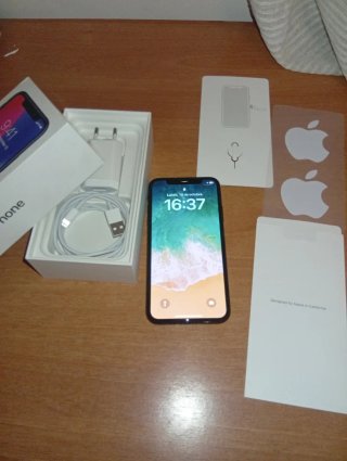 iPhone X 64GB Gris Especial,Batería 100% + Caja