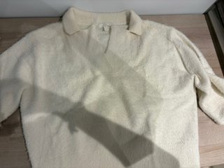 Jersey de lana blanco