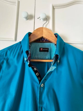 Camisa 7camicie Turquesa