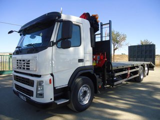 Volvo FM 12.380-CAMIONES PORTAMAQUINARIAS