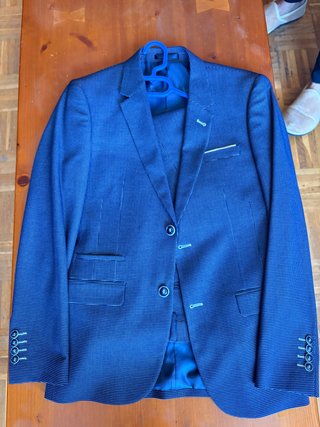Traje de niño azul