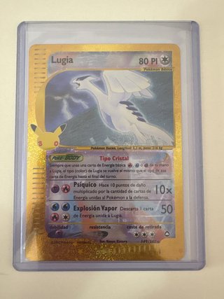 Carta Pokémon Lugia 30 Aniversario