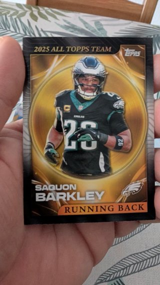Carta Topps 2025 Saquon Barkley