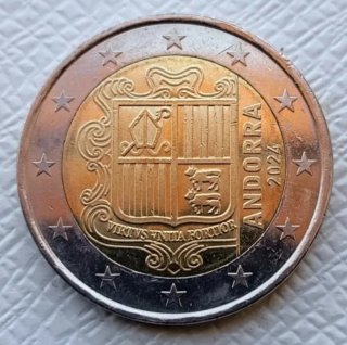 Moneda de 2 euros de Andorra 2024