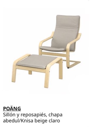 Poltrona e Poggiapiedi POÄNG IKEA