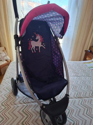 Silla de Muñeca Bayer con Diseño de Unicornio