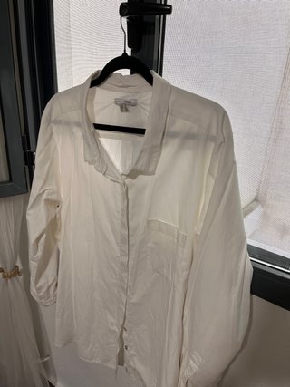 Camisa Blanca Manga Larga Velca