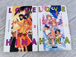 Tomos 3 y 4 del manga Love Hina,
