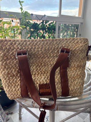 Bolso Mustang de mimbre