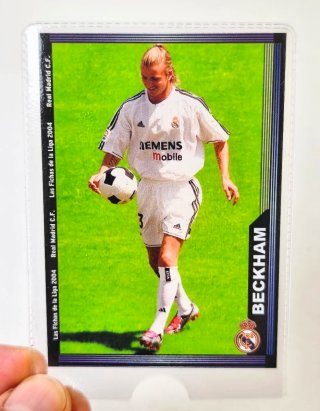 BECKHAM MUNDICROMO 2004 CARTA REAL MADRID