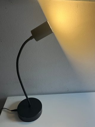 Lámpara Flexo Escritorio LED Negro Livarno