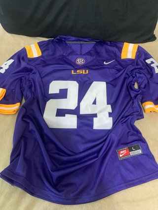 Camiseta Nike LSU Tigers Morada Talla L