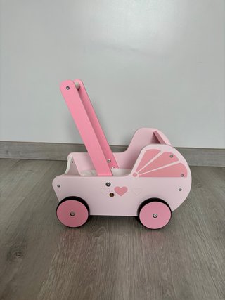 Correpasillos Carrito de Bebé de Madera