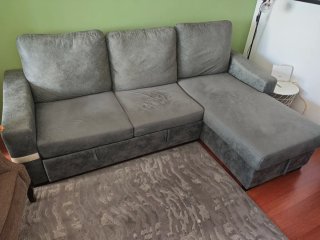 Chaise Longue Convertible Gris