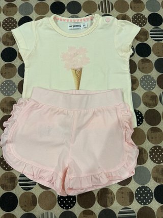 Conjunto Camiseta y Pantalón Corto 6 Meses