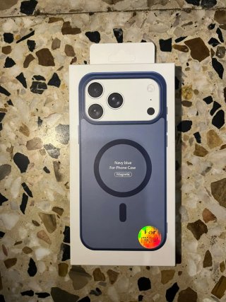 Cover Magnetica Blu Navy per iPhone 13 Pro Max