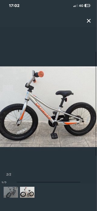 Bicicleta Infantil Specialized 16 pulgadas