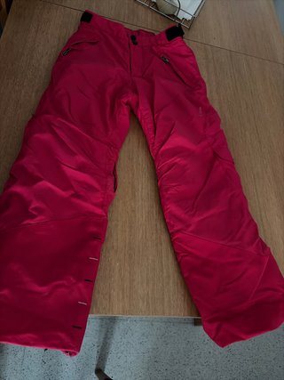 Pantalón de Nieve Rosa talla 6 años 115/124