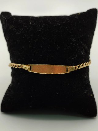 00875 Pulsera Esclava de Oro 18k