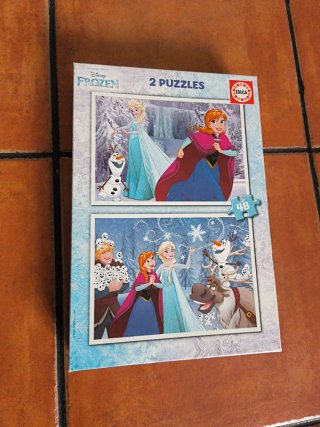 Set de 2 Puzzles Frozen de Educa