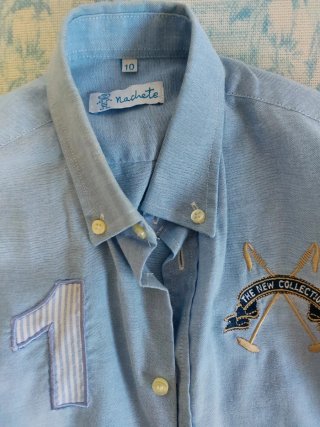 Camisa Nachete Azul Talla 10