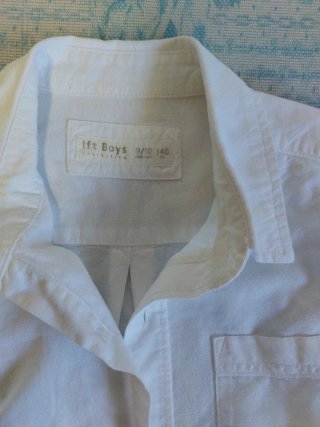 Camisa Blanca Lft Boys Talla 10
