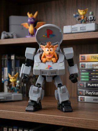 Figura Crash Bandicoot PlayStation