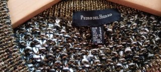 Chaqueta Pedro del Hierro Dorada y Negra
