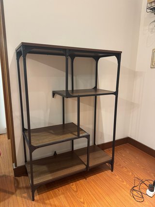 Estantería Industrial Metal y Madera