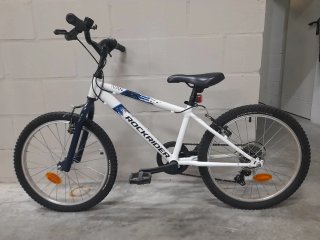 Bicicleta Infantil Rockrider Blanca