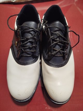 Zapatos de Golf Blanco y Negro