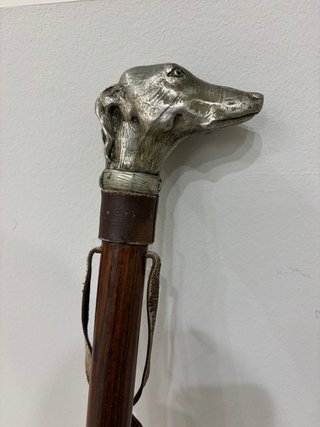 Bastón con Empuñadura de Galgo