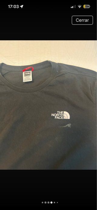 Camiseta The North Face Negra Talla XL