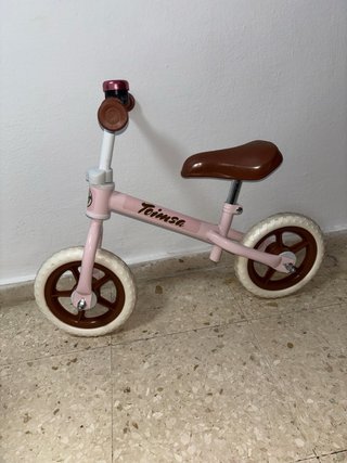 Bicicleta sin pedales Toimsa rosa vintage