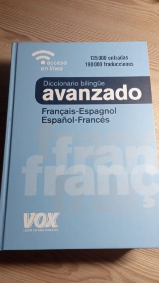 Diccionario bilingüe avanzado français-espagnol...