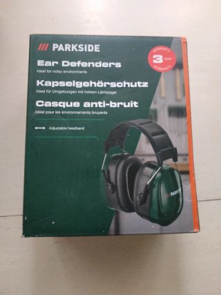 Cascos Antirruido Parkside. Nuevos.
