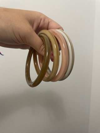 Pack 4 Pulseras de Resina