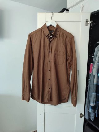 Camisa Massimo Dutti Marrón
